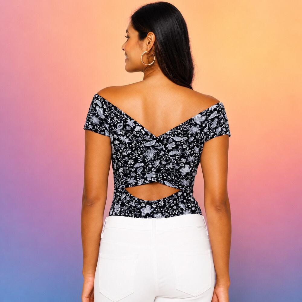 Lush | Off-The-Shoulder Body Suit View 2